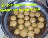 A picture of step 9 of Gulab jamun😋.