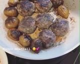 Foto langkah ke 3 dari resep Baked wagyu meatball (without oven) with baby potato and purple cabbage salad.