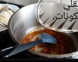 صورة لخطوة 3 من وصفة شوفلور (قرنبيط) بصلصة الحمراء