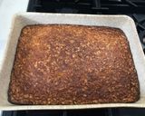 A picture of step 9 of Portokalopita - Greek orange cake.