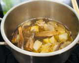 Hình bước làm 1 của món Mì hoành thánh