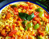 स्ट्रीट स्टाइल वेज़ मसाला मैगी (street style masala maggi recipe in Hindi) रेसिपी चरण 9 फोटो