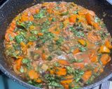 Une image de l'étape 20 de Curry de légumes sautés au gingembre et coriandre.