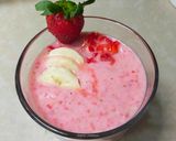 Foto langkah ke 4 dari resep Smoothies Pisang Sunpride Strawberry.