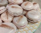 Une image de l'étape 14 de Macarons dorés #dessert de #fevrier.