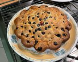 Une image de l'étape 11 de Gâteau fondant mascarpone myrtilles.