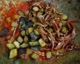 Foto langkah ke 2 dari resep Sego Kucing Ala Angkringan (nasi kucing sambal teri terong).
