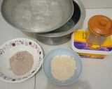 A picture of step 1 of Finger Millet Cookies.
