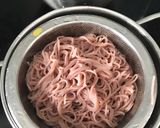 Hình bước làm 3 của món Bún gạo lứt trộn chay