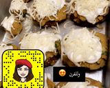 صورة لخطوة 4 من وصفة لحم بالبطاطس والجبن الشهي 😋