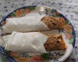 A picture of step 11 of Mix vegetables Maggi noodles Frankie roll.