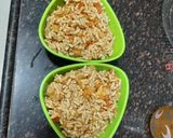 A picture of step 2 of Chatpata bhel (Jain).