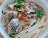 Hình bước làm 8 của món Bún măng vịt