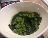 A picture of step 2 of Ultra soft Matcha Bread （with Yudane or Tangzhong Method) —— for my friend， Eve.