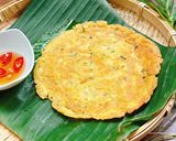 Hình bước làm 2 của món Trứng chiên chay