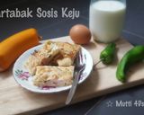 Foto langkah ke 4 dari resep Martabak Isi Sosis Keju.