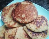 Foto langkah ke 4 dari resep Pancake Pisang Ambon+Mantang Madu #MPASI8bln.
