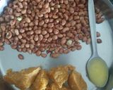 A picture of step 2 of Instant gur and moongphali laddoos.