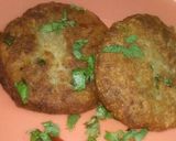 A picture of step 7 of Singhare ki tikki.