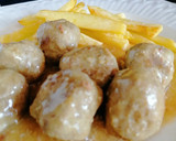 Foto del paso 12 de la receta: Albóndigas en salsa de vino blanco