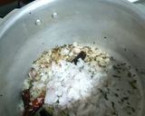 A picture of step 2 of Dal Khichdi.