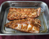 Foto del paso 5 de la receta: Costillas de cerdo adobadas, y lacadas al horno
