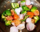 A picture of step 8 of Chilli garlic mushroom.