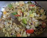 A picture of step 4 of Protein rich Mix Sprouts Vegetable. Khichdi.