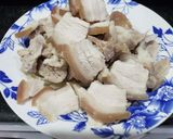 Hình bước làm 2 của món Gỏi đu đủ thịt heo