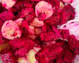 Hình bước làm 1 của món Smoothie Kiwi+ Red dragon fruit+ banana