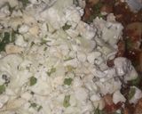 A picture of step 8 of Aalu gobhi with chicken 😋.