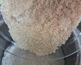 A picture of step 2 of Makhana Barfi.