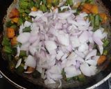 A picture of step 3 of Bhindi Aloo Ki Sabzi.