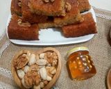صورة لخطوة 5 من وصفة بسبوسة بالقشطة 🍯🍯