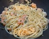 🇮🇹 🍤 Garnélás-chilis spagetti 🌶️ recept fázis 6 fotója