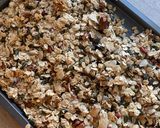 A picture of step 6 of My mother in law’s granola 💗.