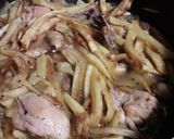 Foto del paso 6 de la receta: Pollo con papas fritas y champignon