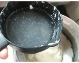 A picture of step 1 of Rooh Afza Lassi.