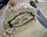 Une image de l'étape 7 de Gâteau roulé ❤️ Caramel et banane 🍌.
