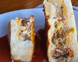 Foto del paso 3 de la receta: Pastel salado con champiñones y alcachofas de lata