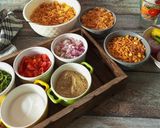 A picture of step 1 of Flattened corn bhel.