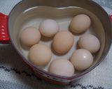 A picture of step 1 of Deviled Eggs - Easy Egg Dish for Parties.