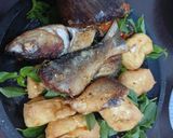 Foto langkah ke 4 dari resep Tahu - bandeng penyet sambal bawang jeruk.