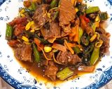 Foto langkah ke 4 dari resep Oseng Daging Pedas.