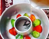 A picture of step 2 of Jello Ring Custard.