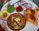 A picture of step 9 of Pav Bhaji.