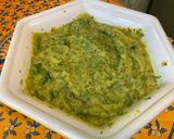 Une image de l'étape 12 de Purée de courgette aux épices et persil.