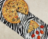 Foto del paso 10 de la receta: 🥧🍅🍆🧅Tarta de verduras de estación con masa integral con mix de semillas y levadura 🧅🍆🍅🥧