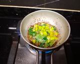 A picture of step 3 of Chilla Raita.