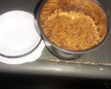A picture of step 1 of Leftover Mawa Besan Barfi.